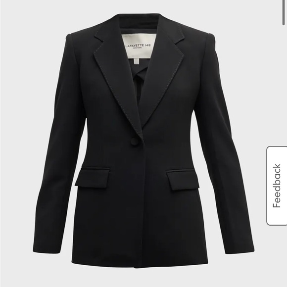 NWT Lafayette 148 NY Holder Single-Button Jacket 6